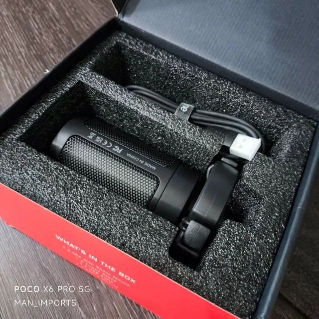 Microfone Gamer Condensador Fifine A2, USB, RGB (NOVOS) - Foto 2