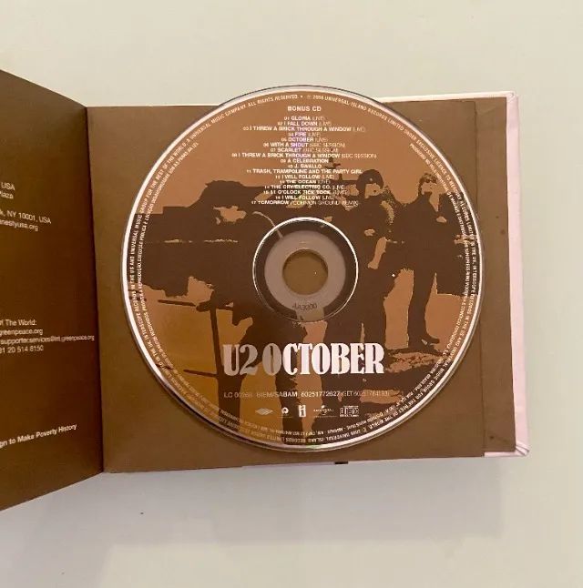 CD DUPLO U2 October (Remasterizado)64290663426818123