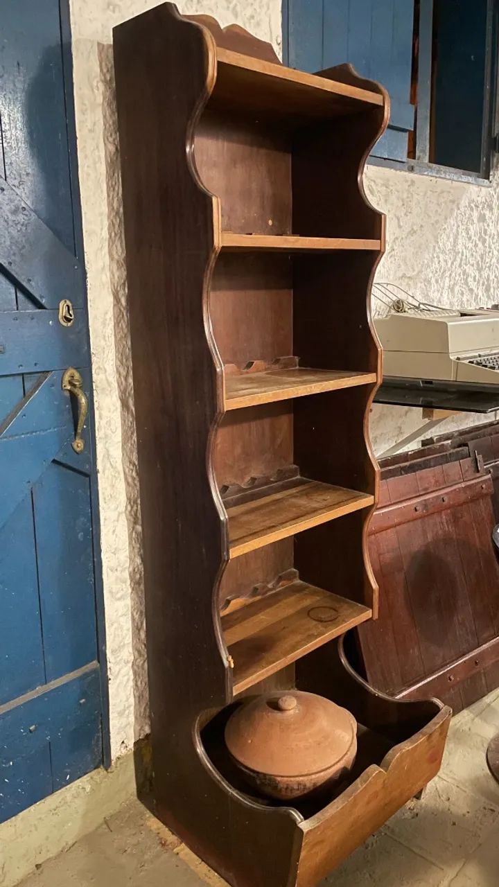 Adega Vintage de Madeira Maciça - Foto 2
