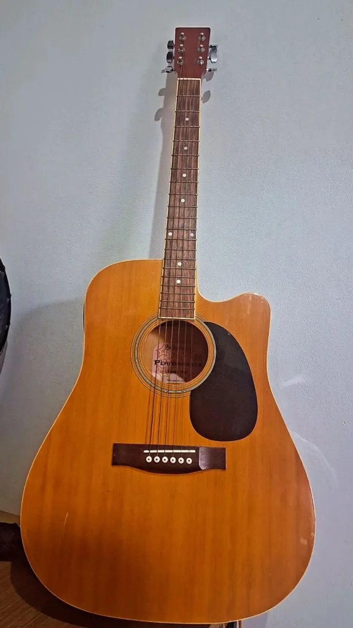 Violão Folk elétrico Giannini