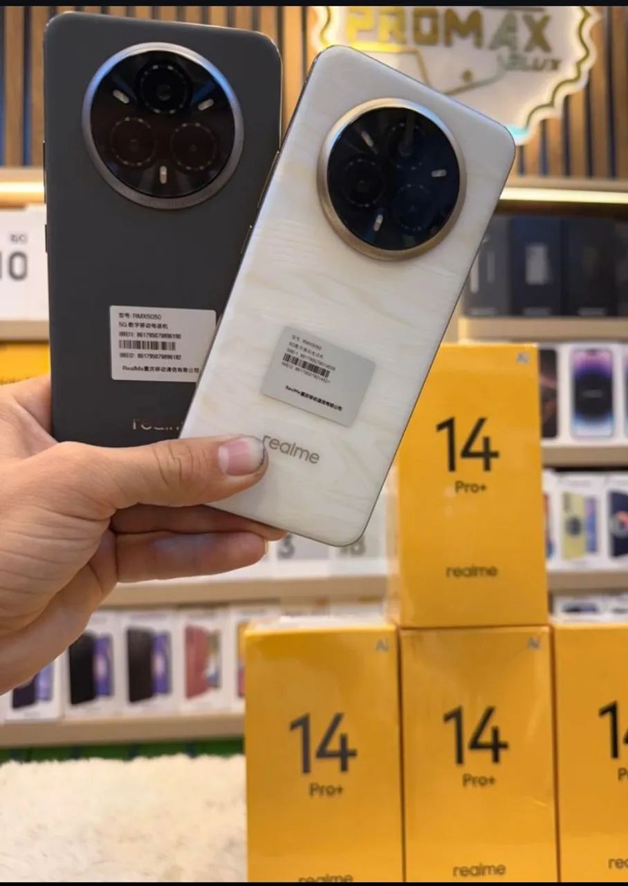 Realme 14 pro + branco 512GB lançamento 
