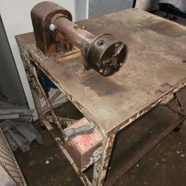Mini Torno Caseiro Com Bancada Usado