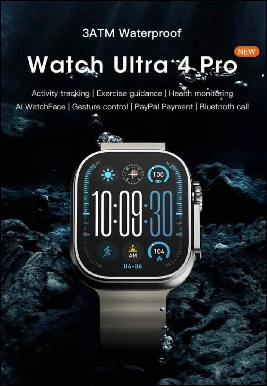 [Novo] Sabor Apple watch /  microwear ultra 4 pro com whatsapp, lacrado na caixa - Foto 6