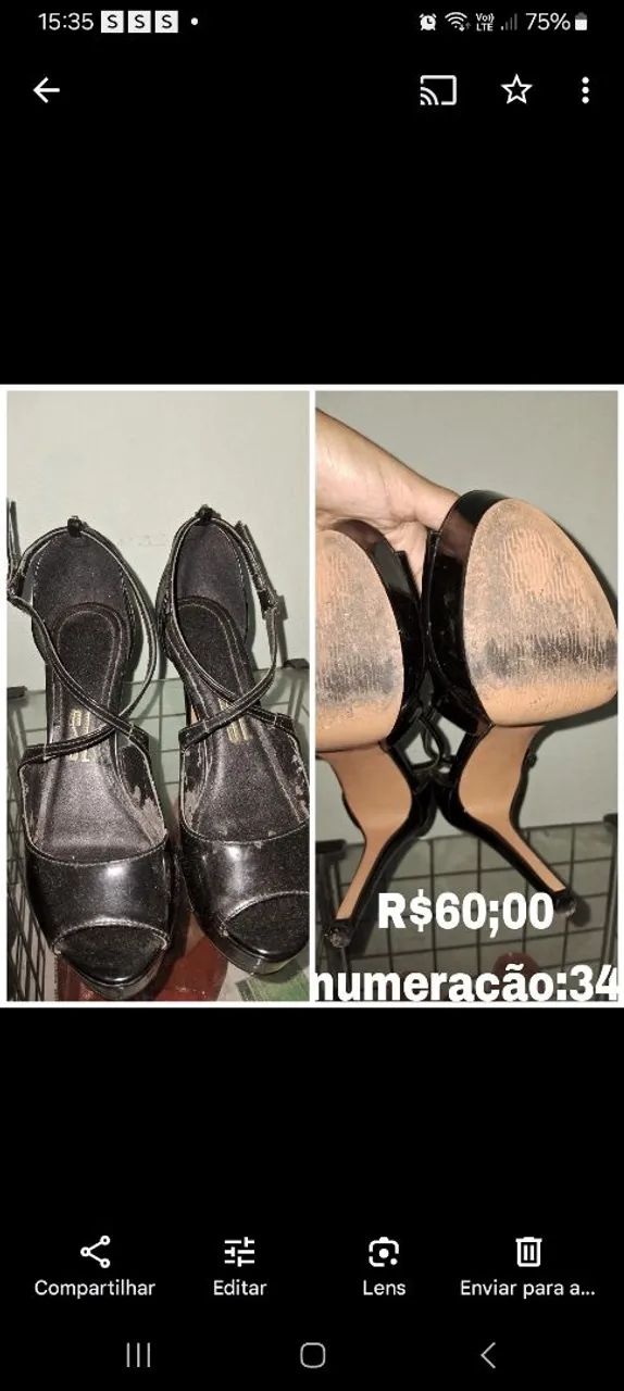 Salto preto número 34