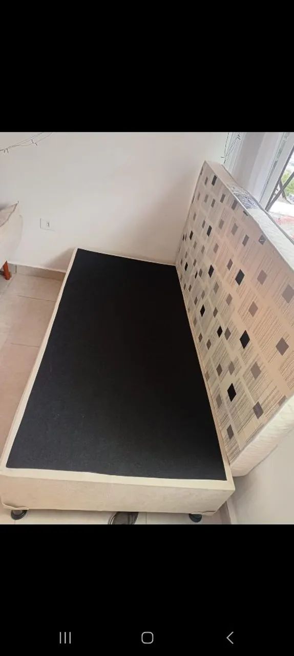 Cama Box +colchão de solteiros  - Foto 2