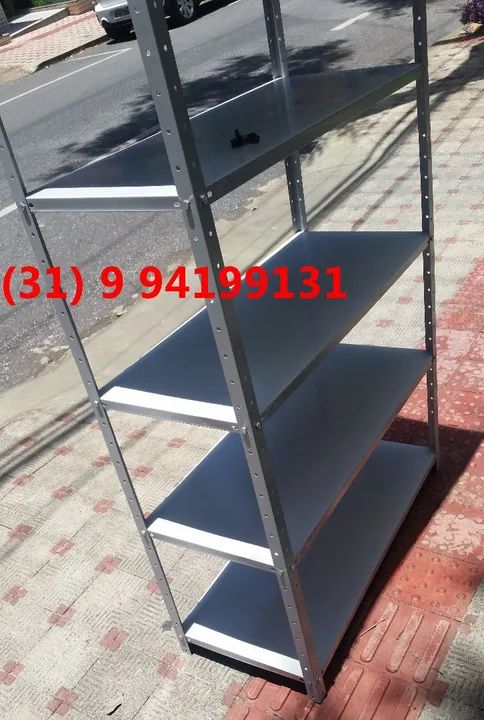 Estantes de aço 40 cm de profundidade Novas Frete Grátis  - Foto 3