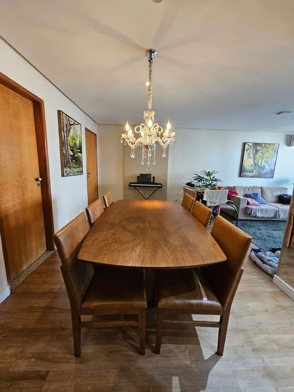 Mesa de Jantar em Madeira Maciça 6 lugares  - Foto 3