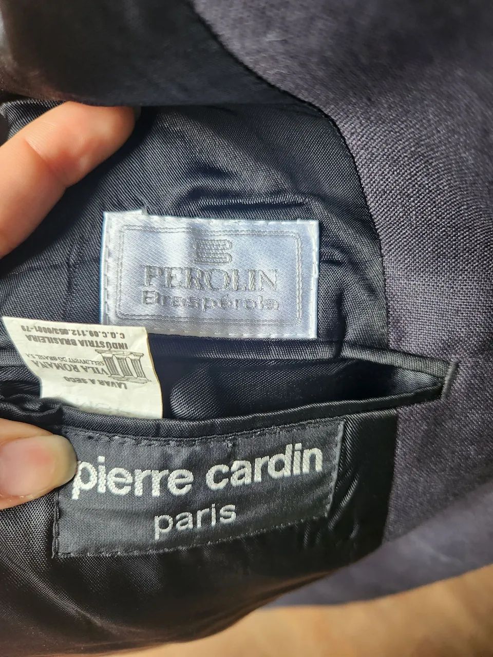 Blazer pierre cardin com linho 48 - Foto 3