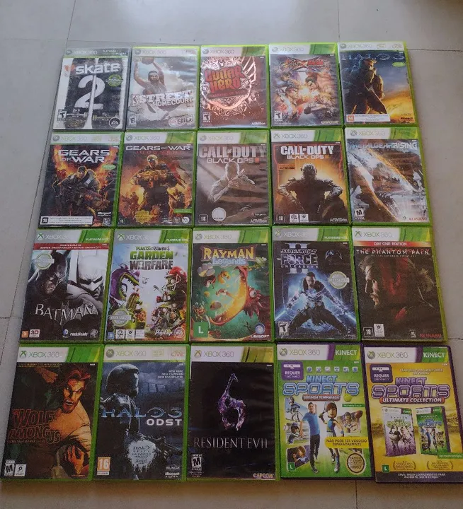 Lote de jogos Xbox 360 - Diversos títulos