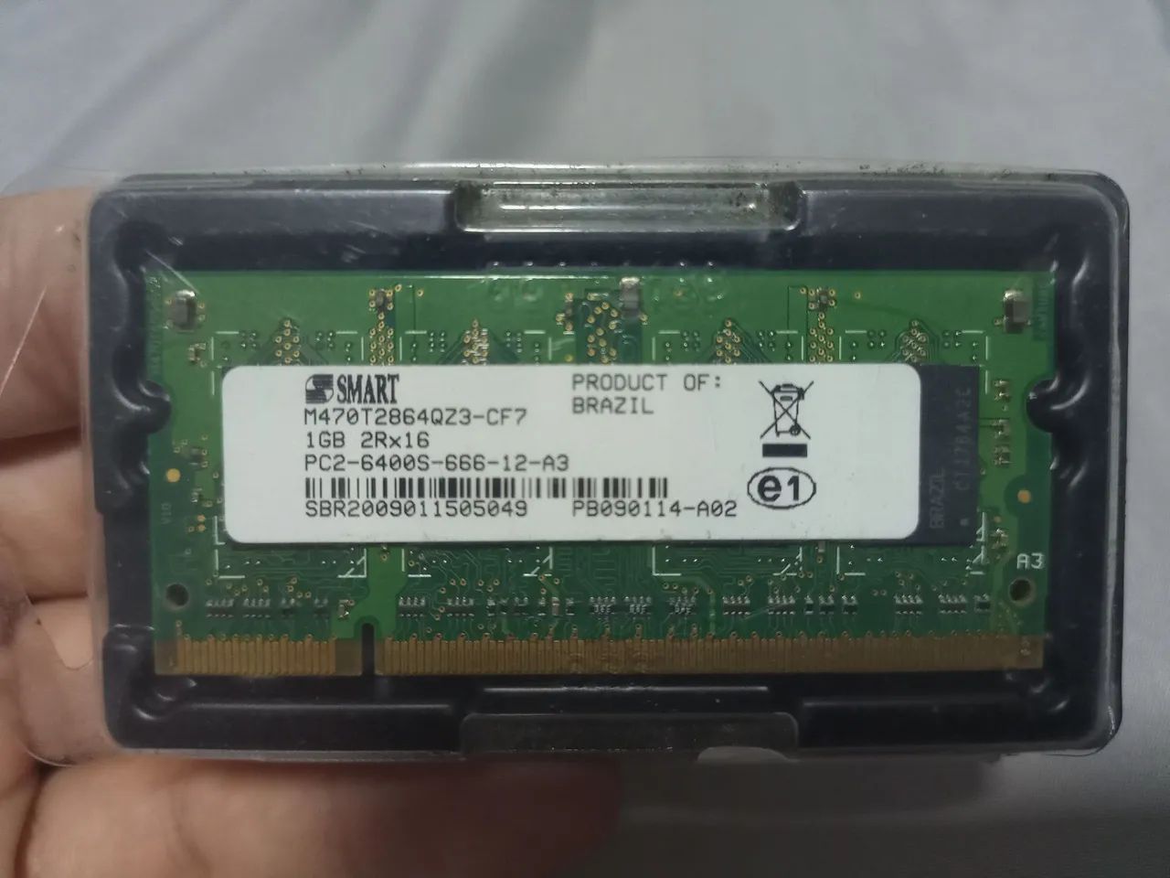 Memória ram 1gb hp 2rx16 para notebook 