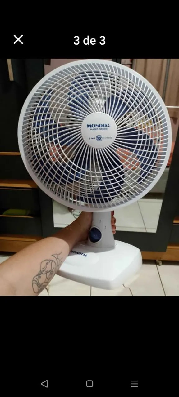 Ventilador de Mesa Mondial Super Power