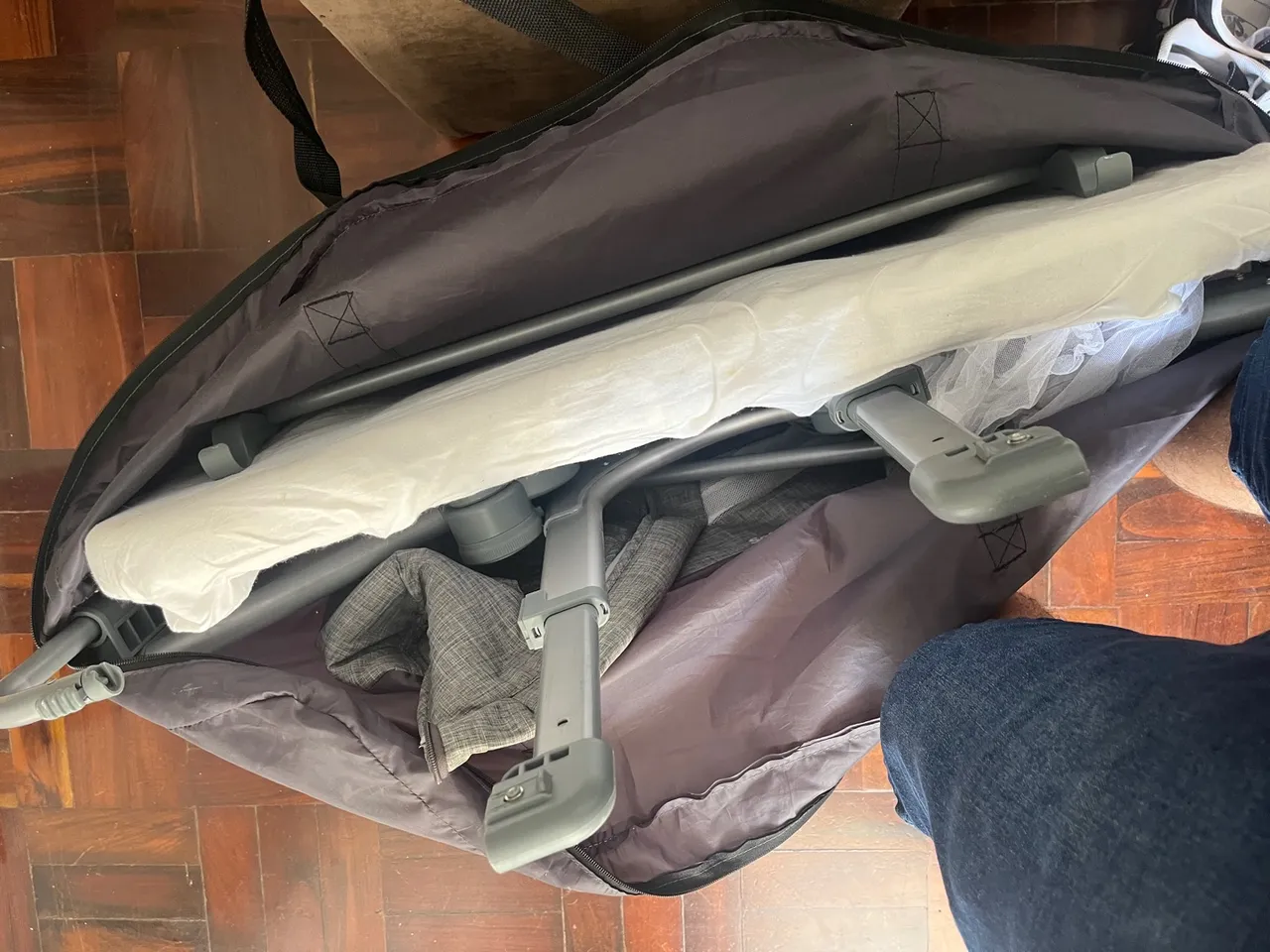 Berço portátil para bebê - Dobrável e fácil de transportar