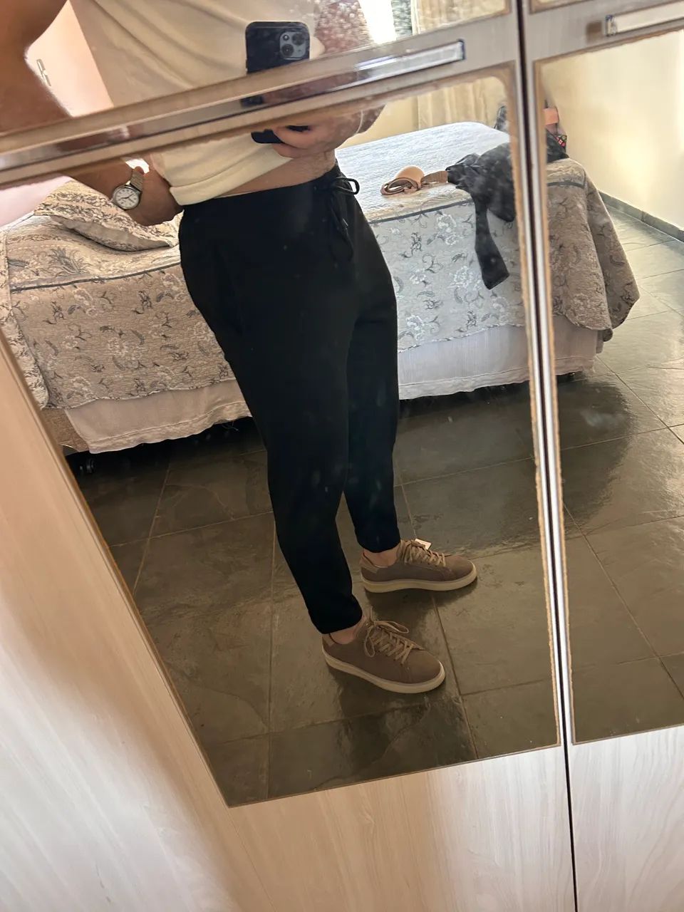 Calça Moletom Zara 40 - Foto 3