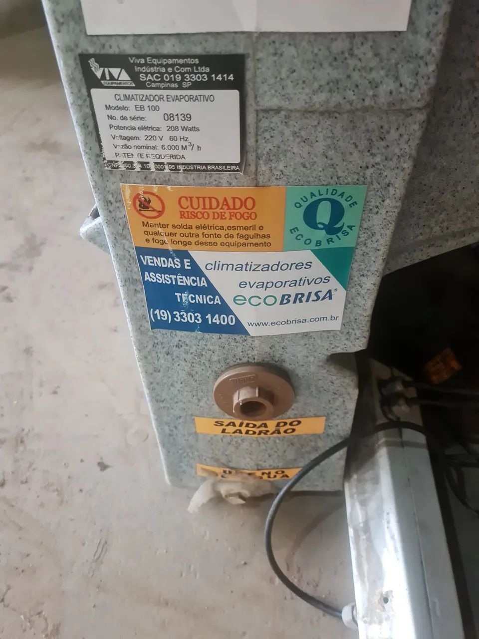 CLIMATIZADORES INDUSTRIAIS ECOBRISA SEMI NOVOS - Foto 3