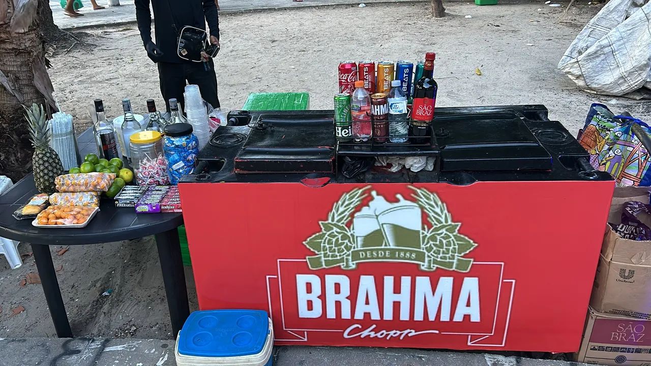 Carrinho Térmico de bebidas. 