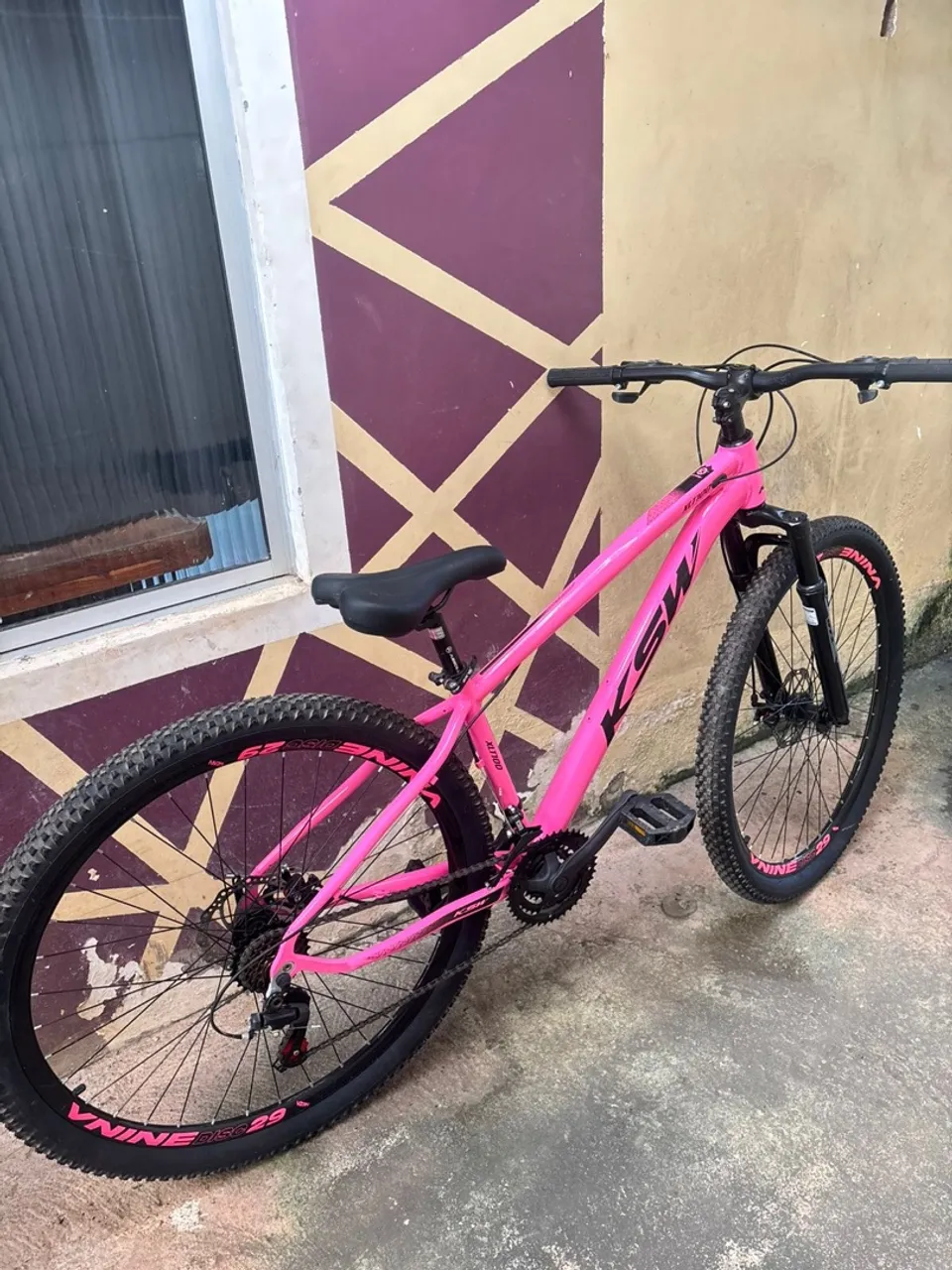 Bicicleta Aro 29 KSW Rosa