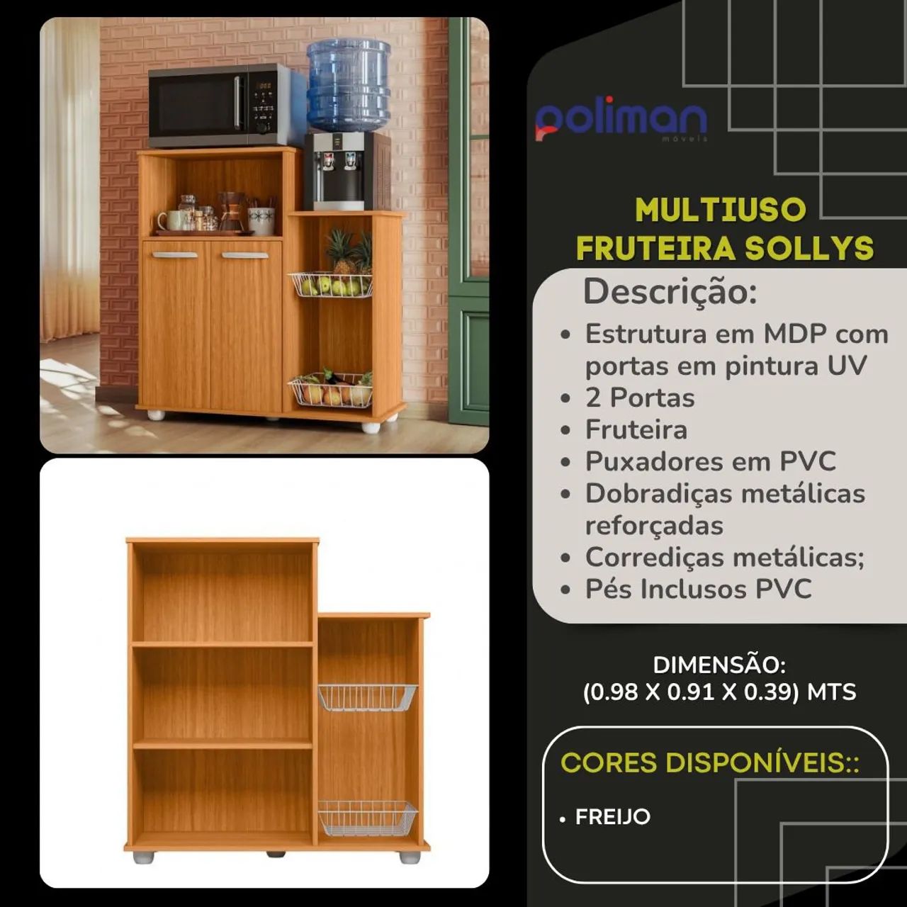Fruteira multiuso 