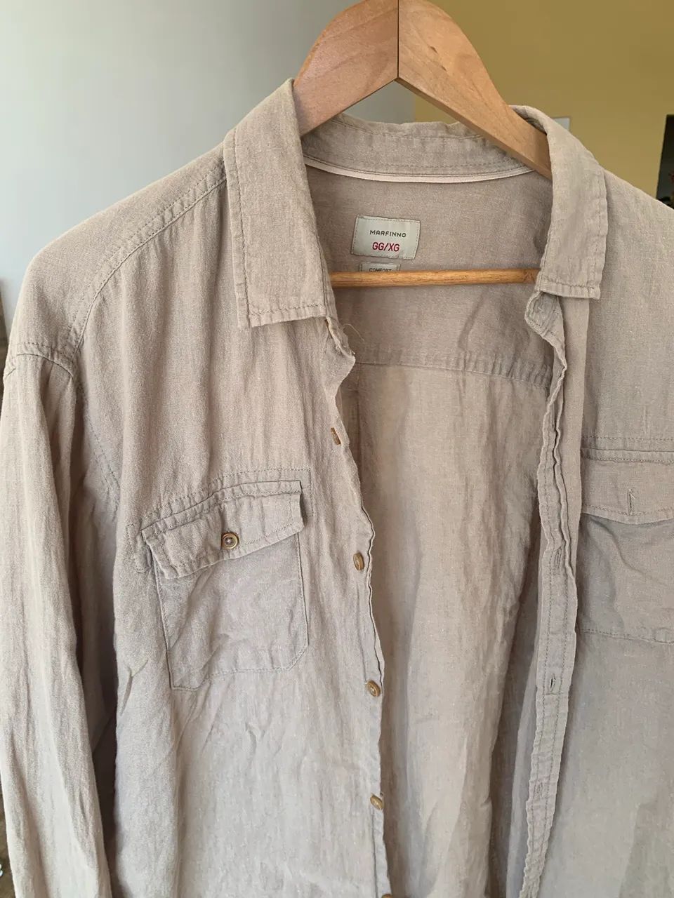 Camisa bege MARFINNO - Foto 4