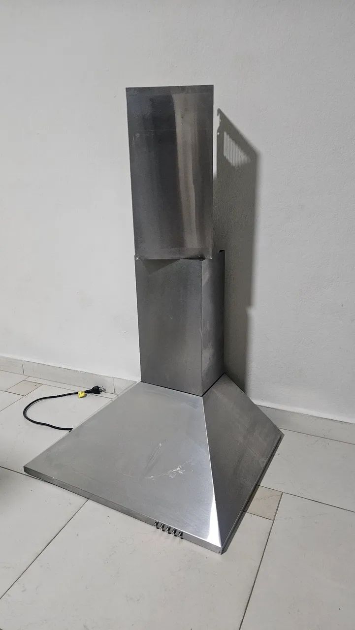 Coifa inox 60 cm com lâmpada  - Foto 2