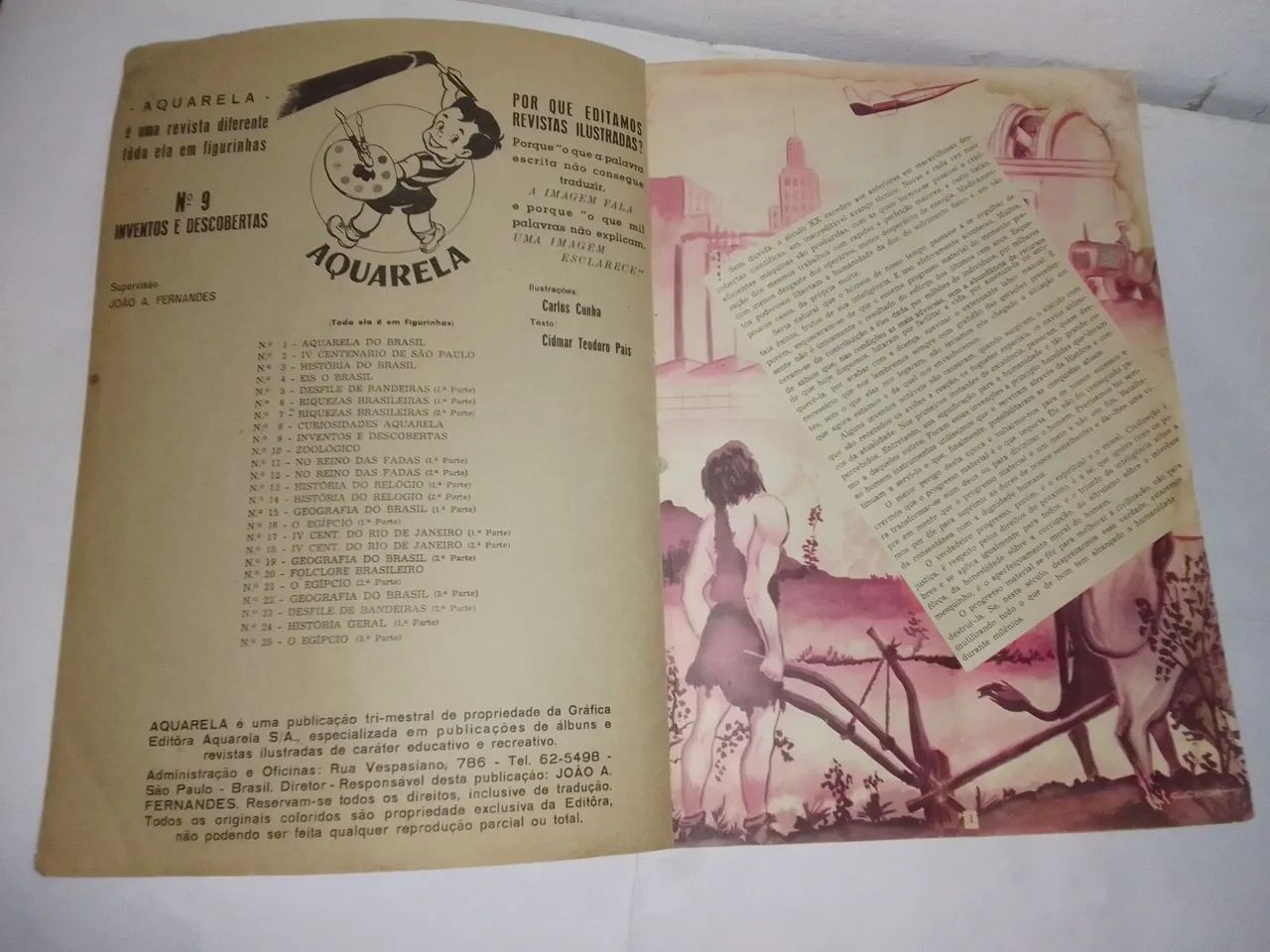 Álbum de fig inventos e descobertas completo Aquarela  - Foto 5