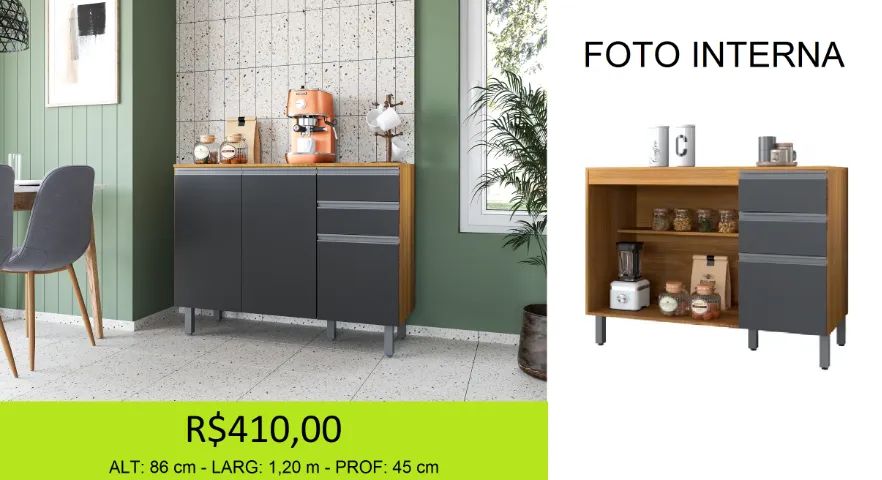 Balcão para cozinha  - Foto 2