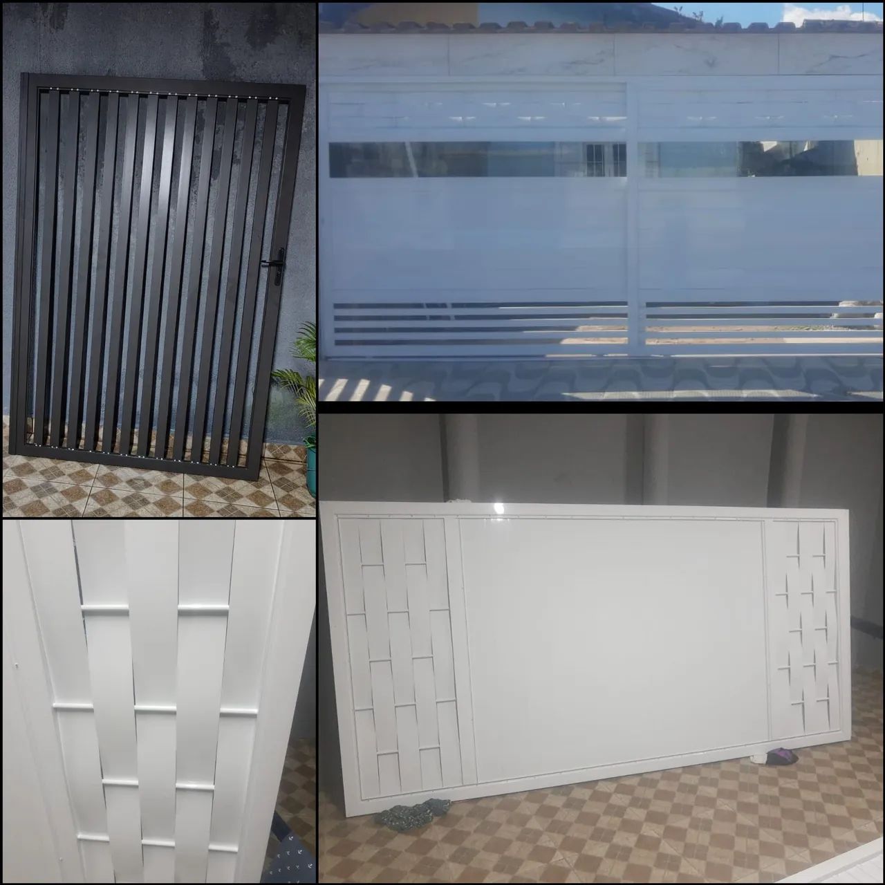 Portao e portas de alumínio resistente - Foto 2