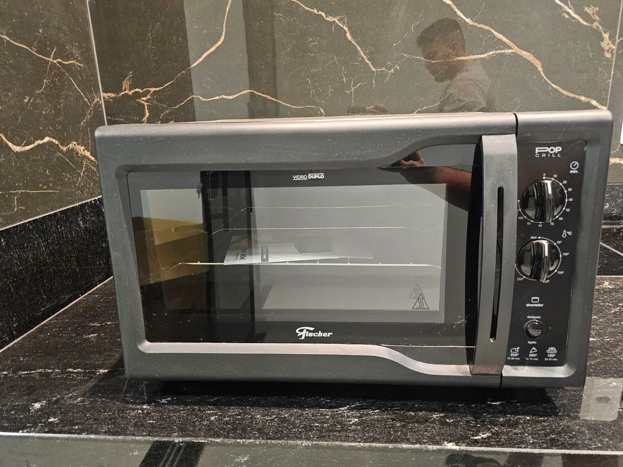 Forno Elétrico Fischer Pop Grill Novo