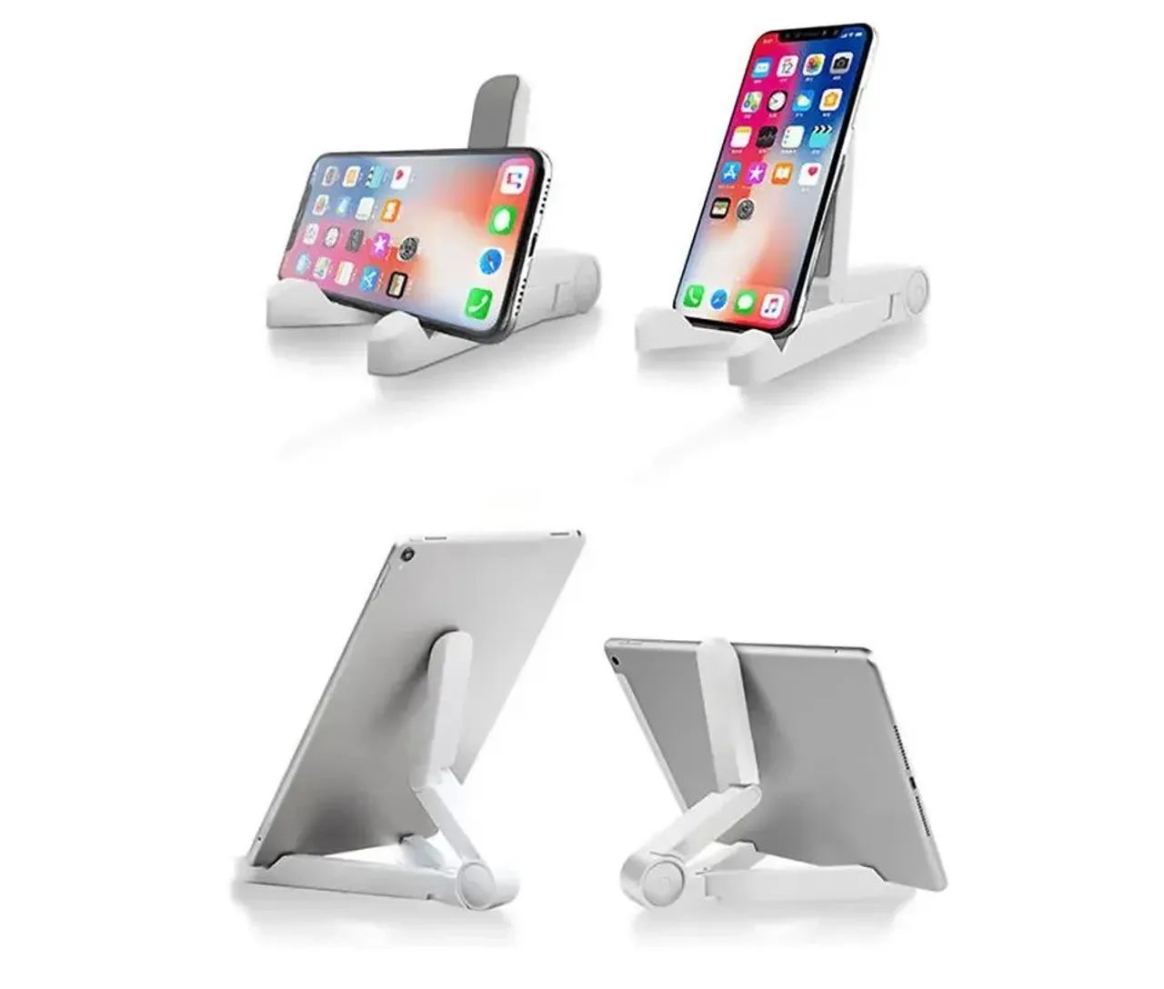 Suporte Dobrável para Tablet, Smartphone, Monitor Portátil - Preto - Foto 3