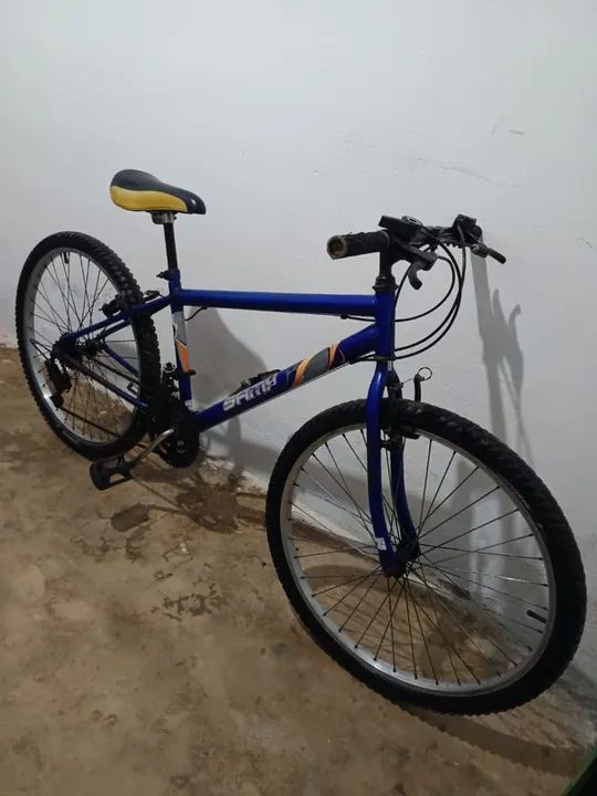 Bicicleta de marcha pintura original 