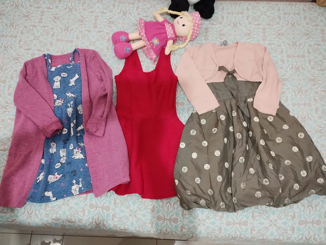 Lote roupas de menina TAM 4 anos  - Foto 3