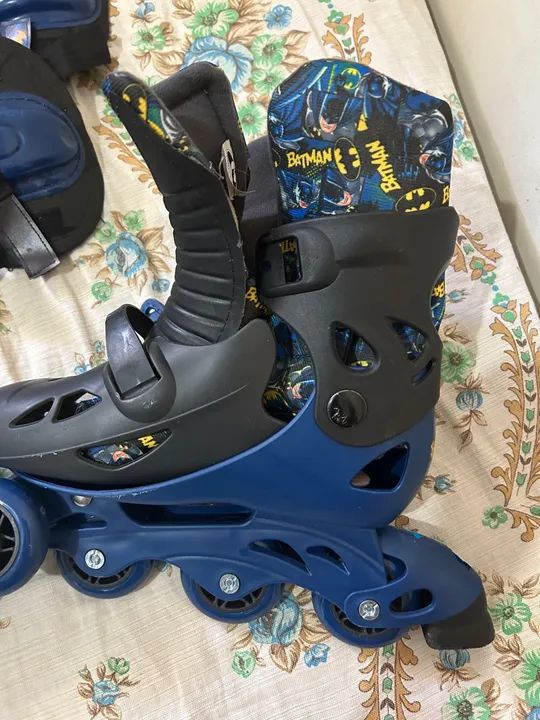 Patins Infantil Batman - Tamanho 37/40 - Foto 4