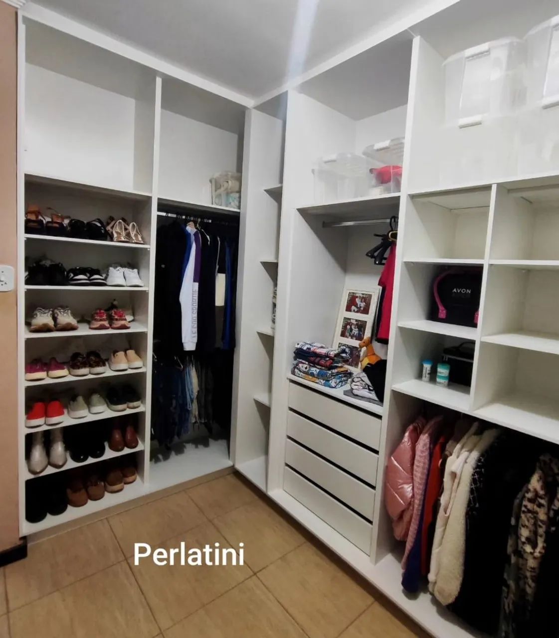 Closets no MDF branco