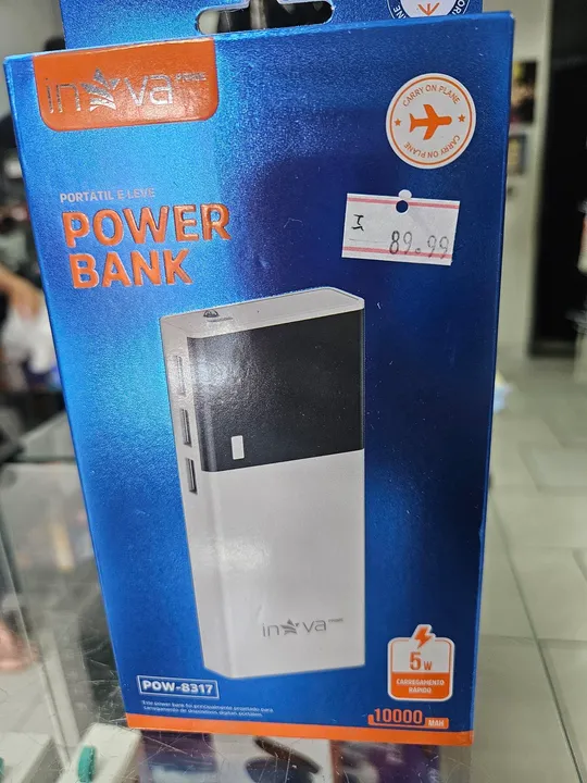 Power Bank Inova 10000 mAh - Novo