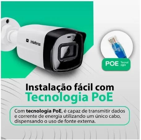 Câmera Ip Vip 1230B- POE - INTELBRAS  - Foto 4