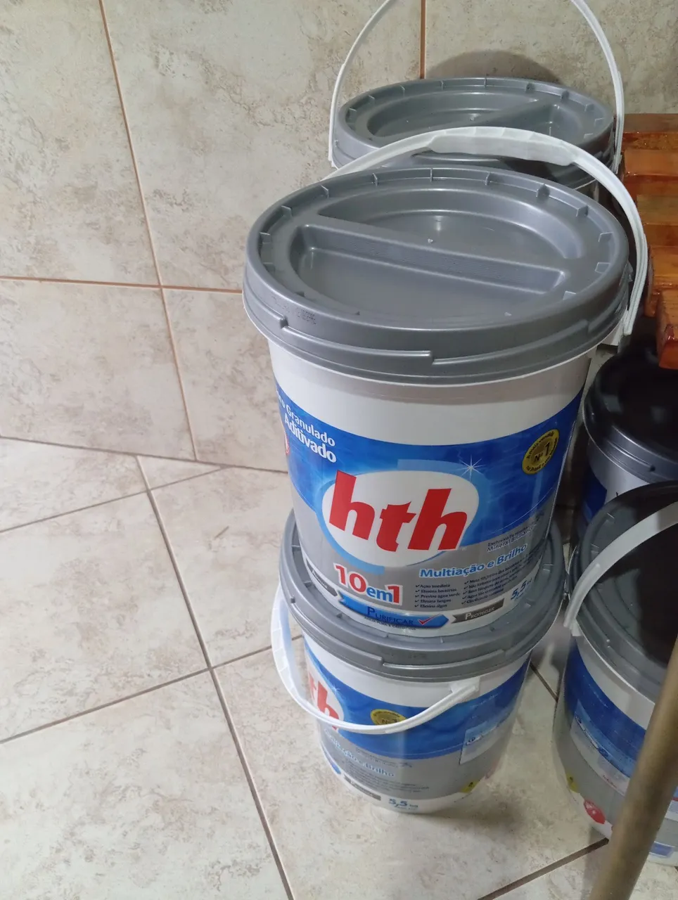 Balde HTH 10 em 1 com 5,5kg