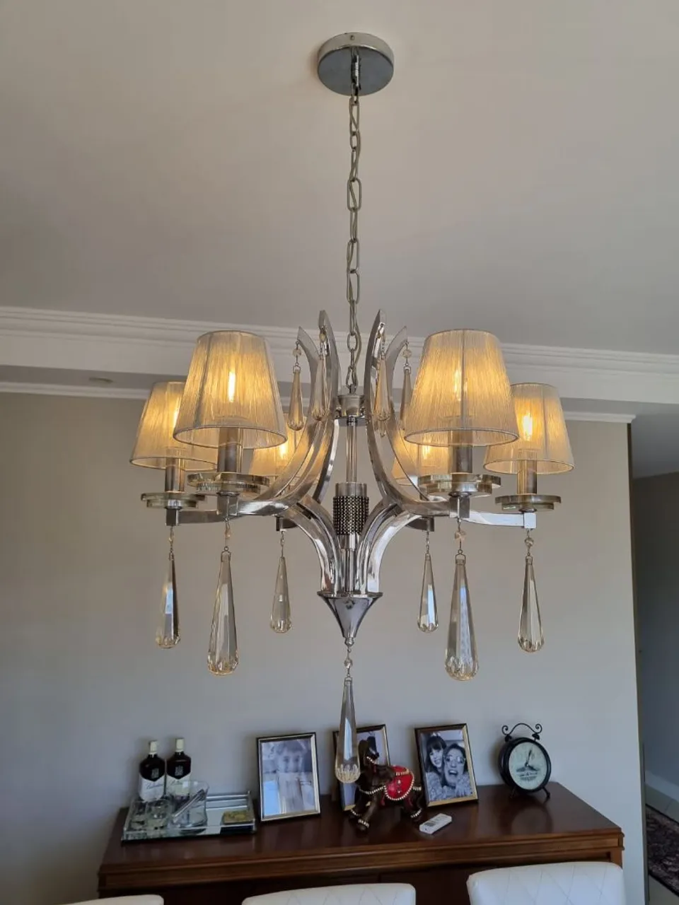 Lustre de Cristal Elegante