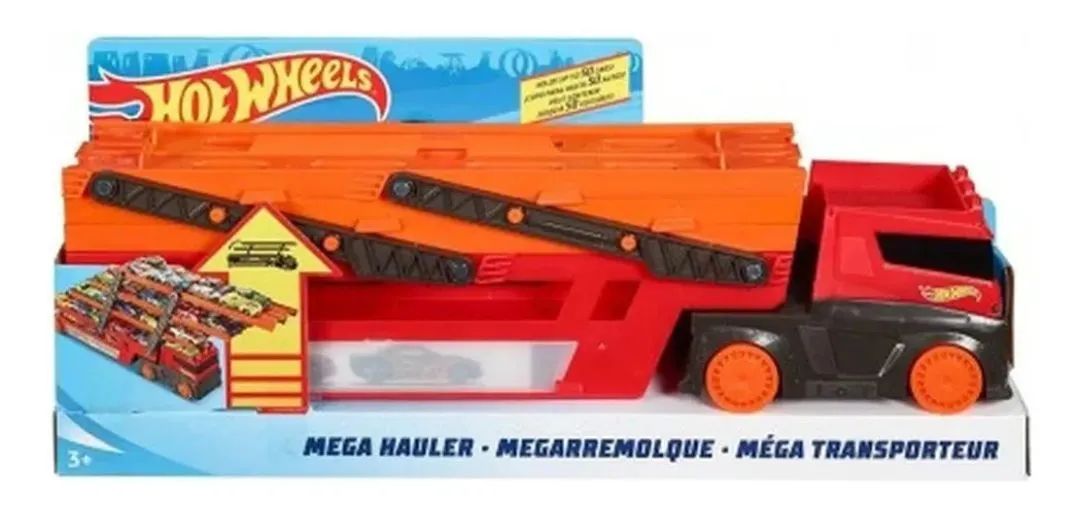 Hotwheels city mega caminhão reboque