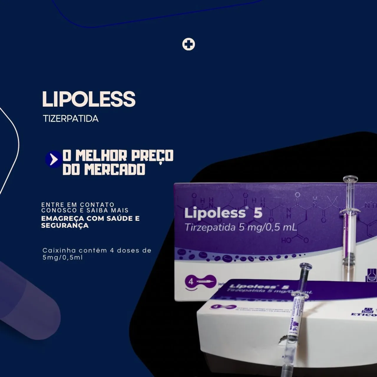 Lipoless 5mg/0,5ml - 4 doses