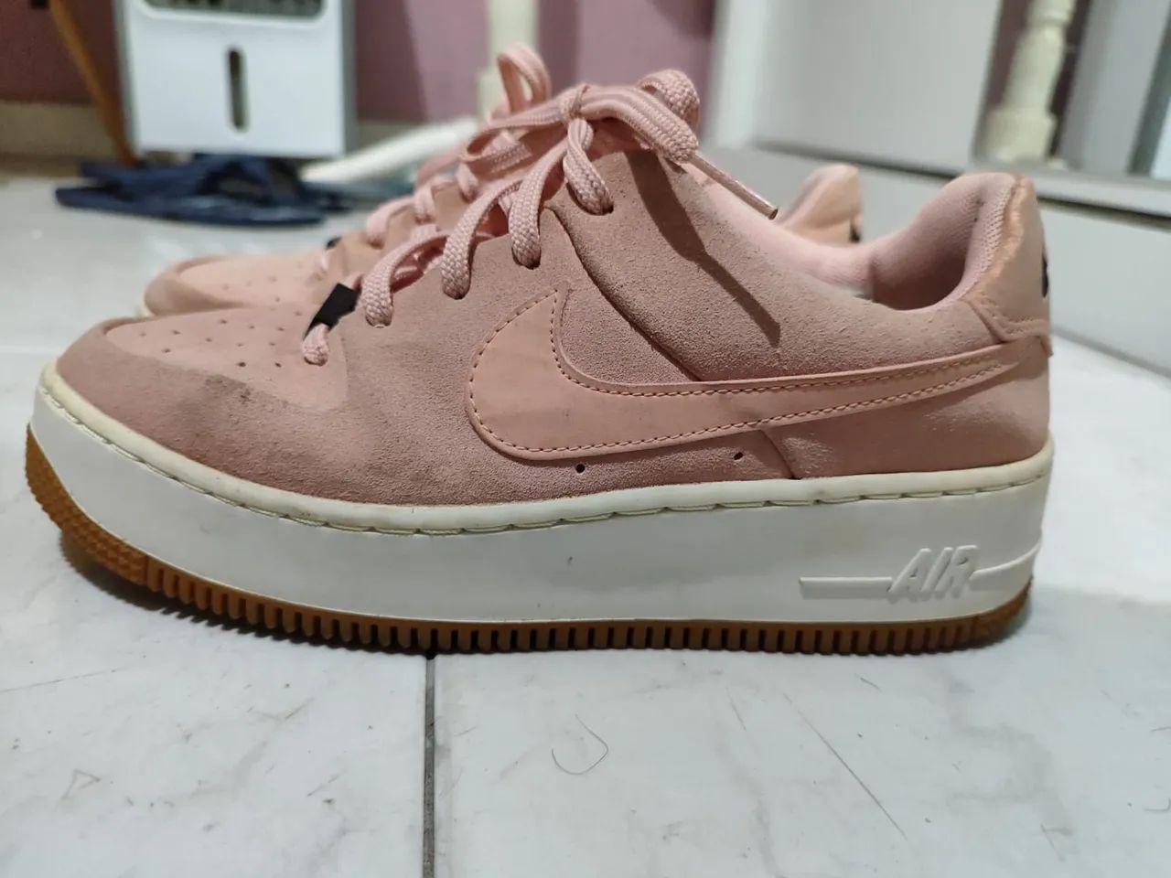 Tênis Nike Air Force 1 Rosa - Foto 2