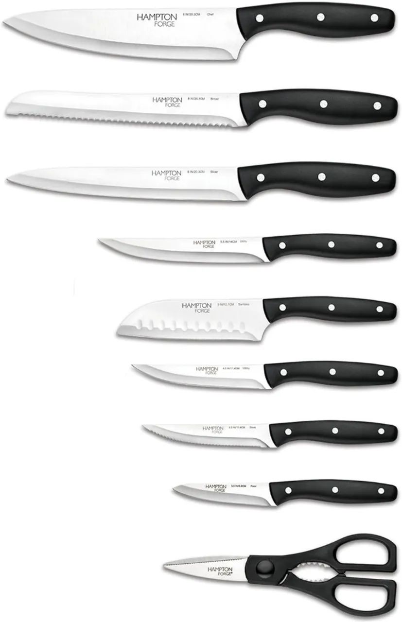 Hampton Forge Rochester Conjuntode facas Cepo de 15 peças Trazido dos EUA - Foto 3