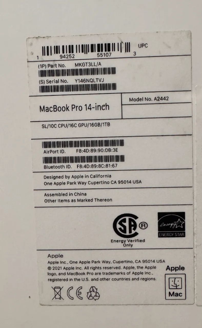 Macbook M2 14 Pol - 1TB - Foto 2