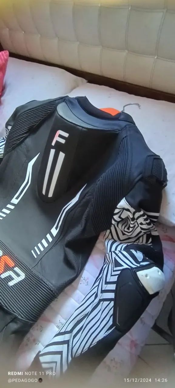 Macacão de Couro para Motociclista - Forza - Foto 3