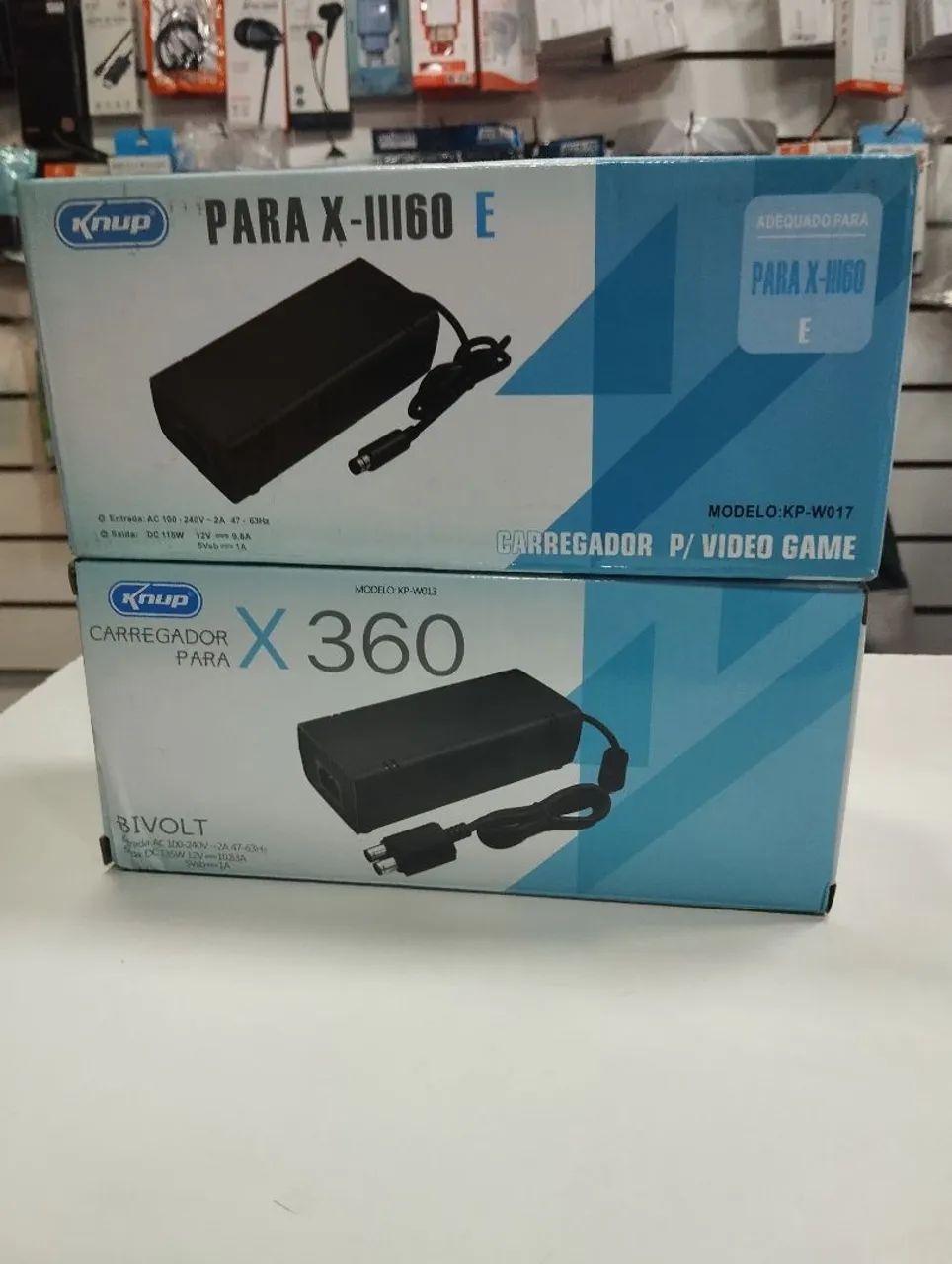 Fonte Xbox 360 2 pinos e 1 pino 