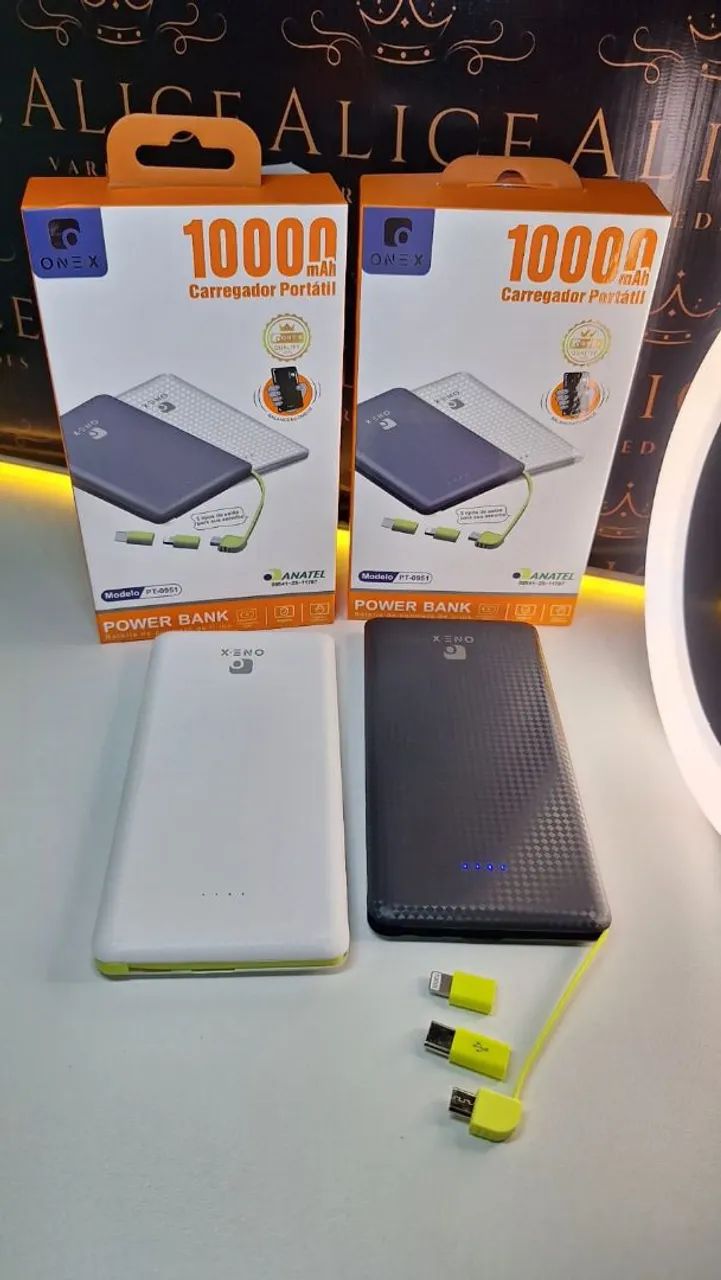 Carregador portátil 10000mah 