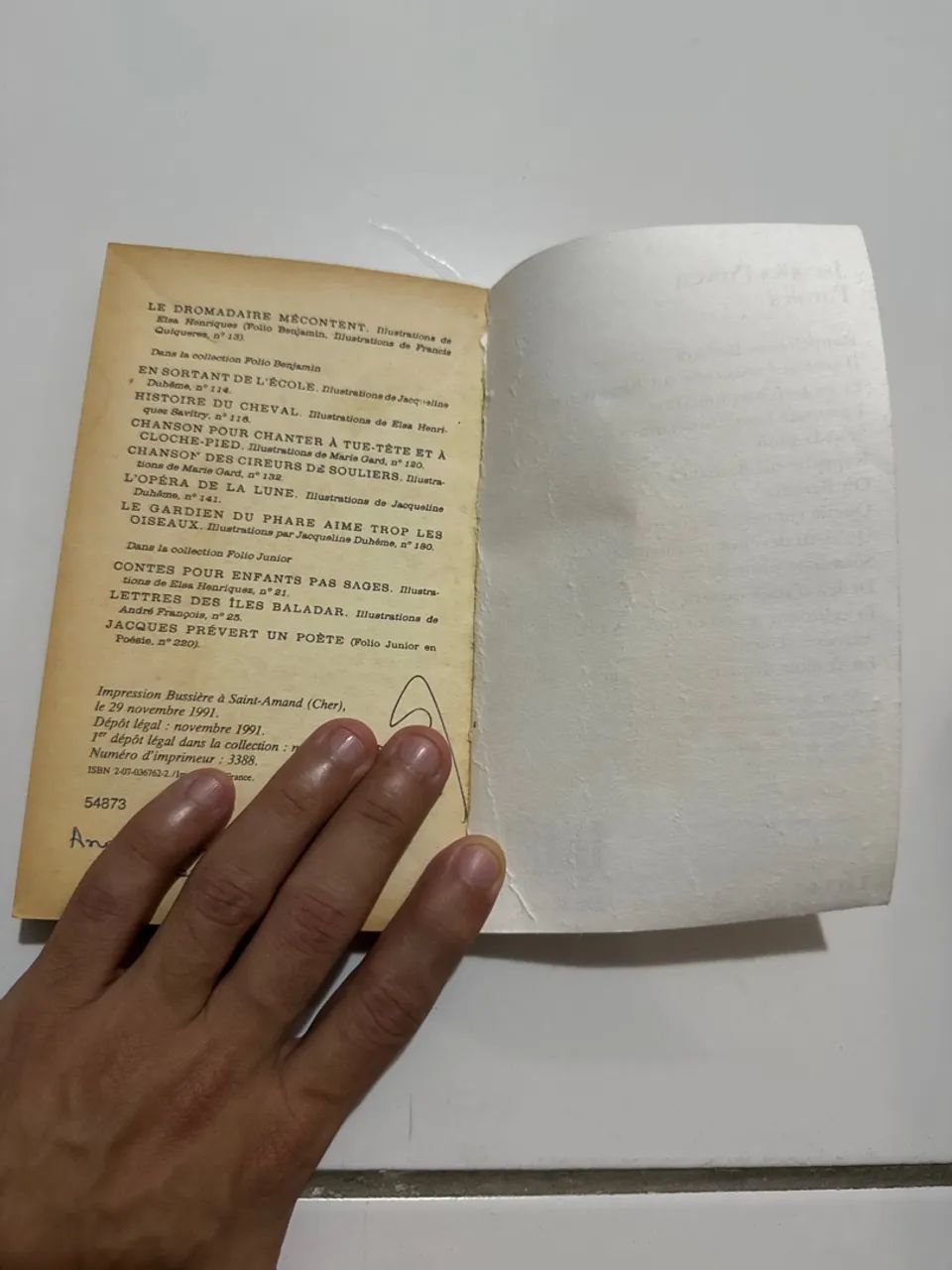 Livro em francês : Jacques Prévert - paroles  - Foto 3