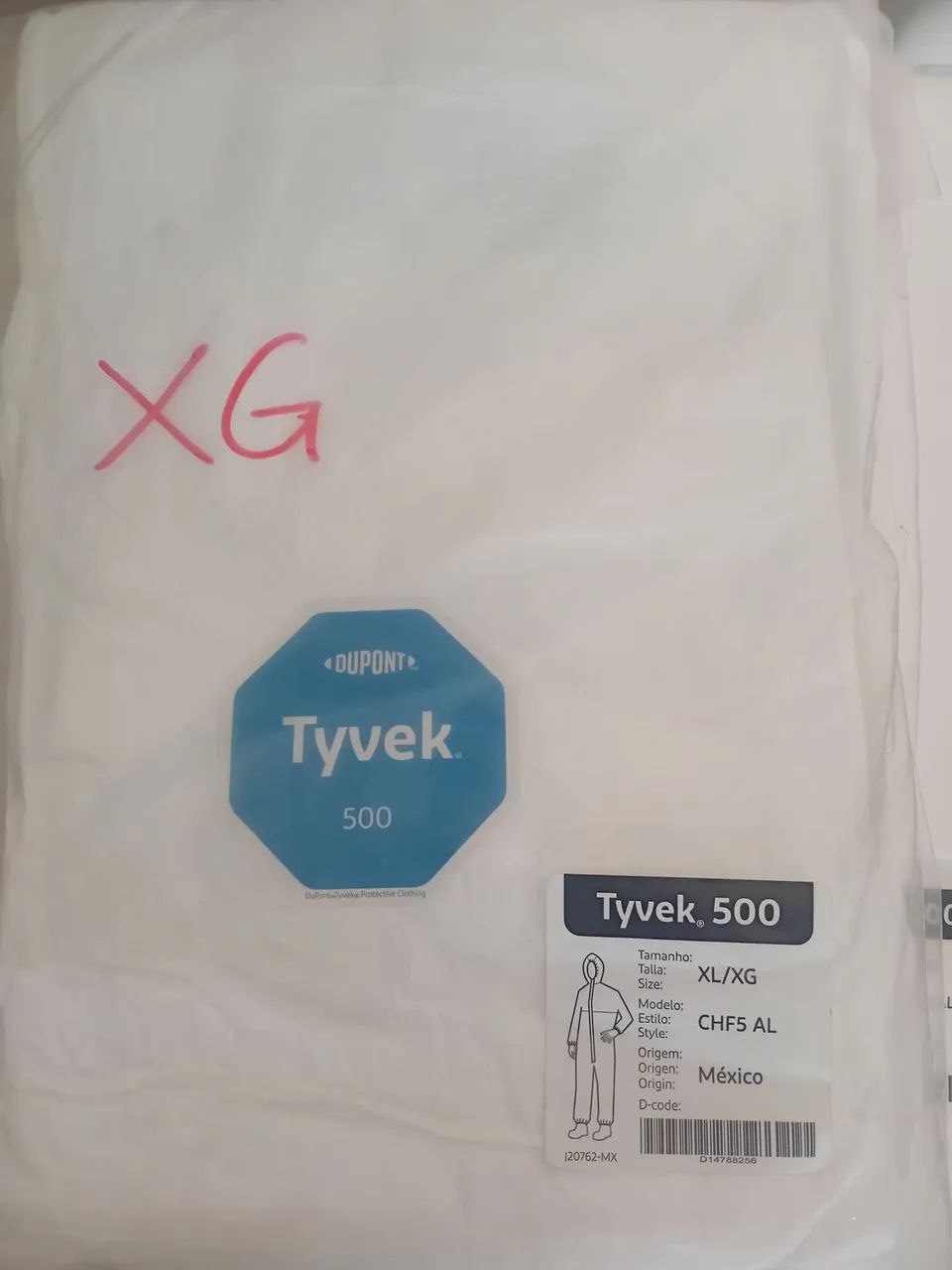 Macacão Tyvek 500 tamanho XG - Foto 4