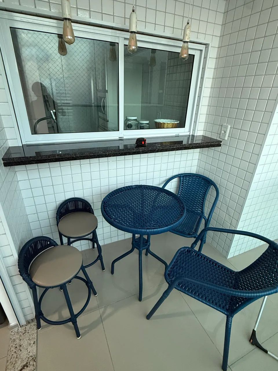 Conjunto mesa jardim 