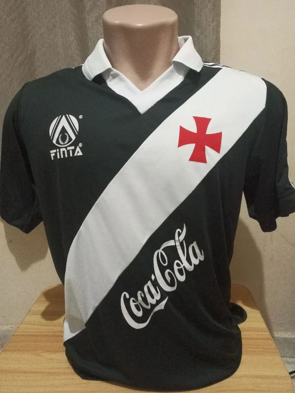 Camisa RETRÔ Vasco/Finta/Coca-Cola