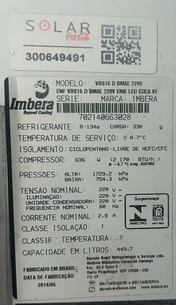 Geladeira coca cola imbera - Foto 5