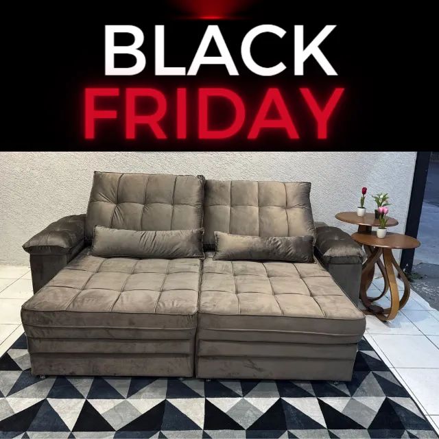 sofa retratil mega promoção